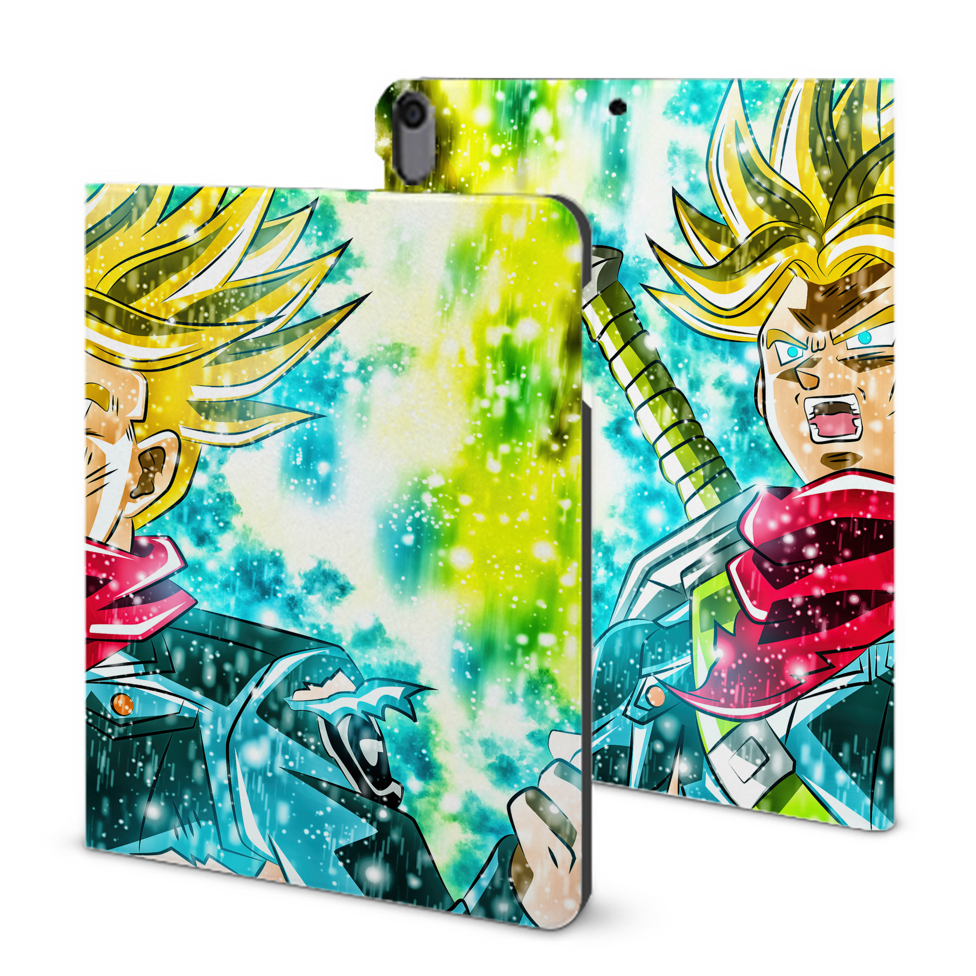 （画像用） ドラゴンボール DRAGON BALL IPad ケース ブック型 PUレザー TPU 耐衝撃 軽量 薄型 ペン収納なし 全面保護 IPad 各モデル対応